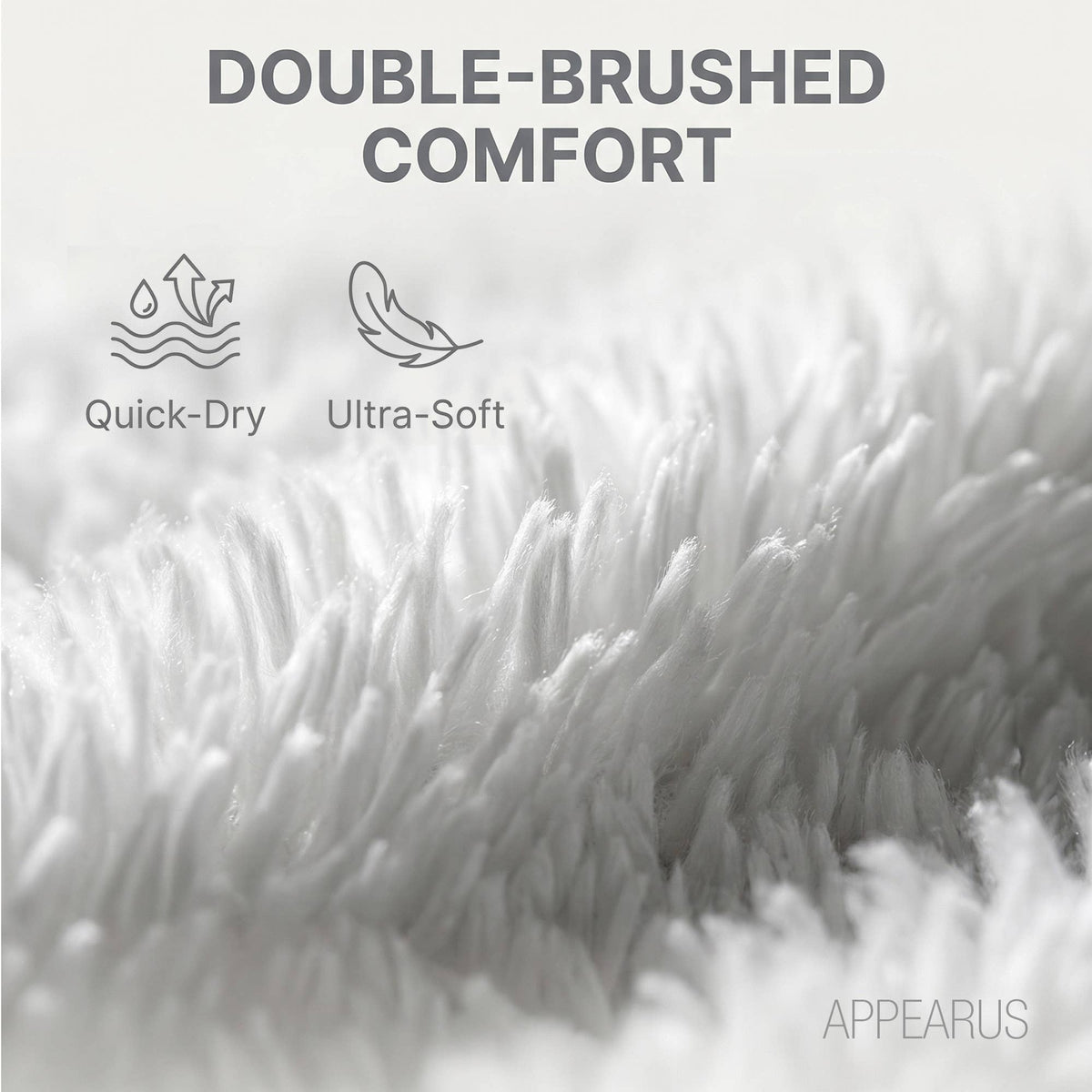 Plush Microfiber Spa Wrap, Snap Closure, One Size (S-L)